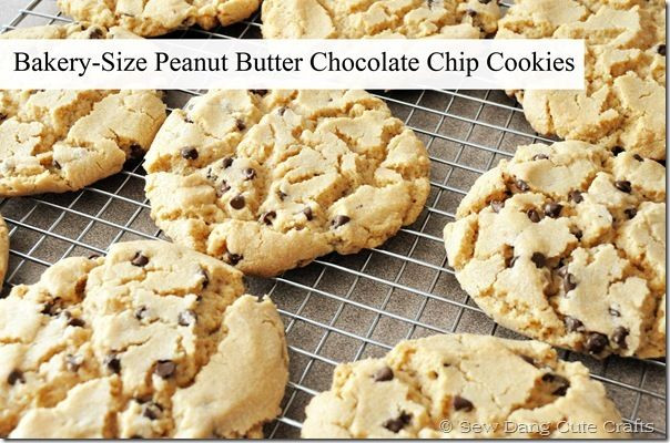 Gourmet Peanut Butter Cookies
 Gourmet bakery size peanut butter chocolate chip cookies