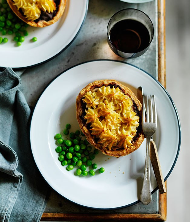 Gourmet Pie Recipes
 Beef oyster and stout cottage pies recipe