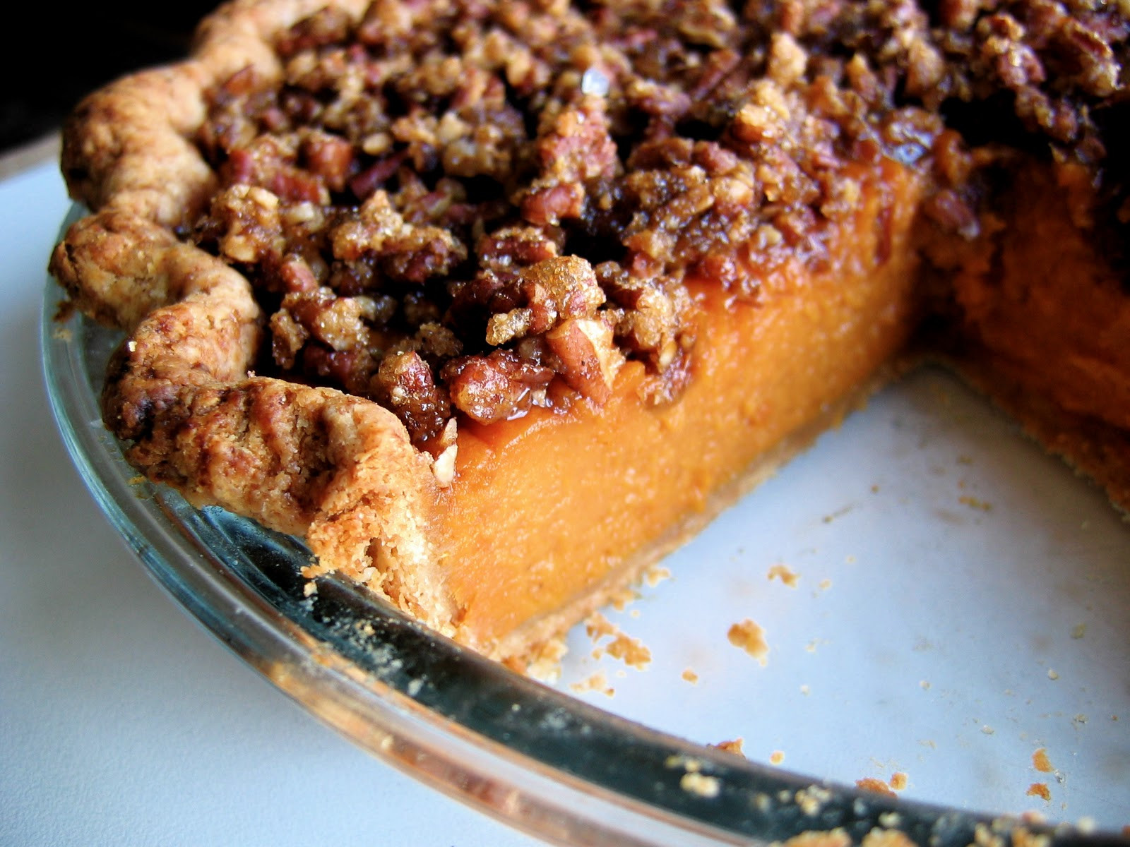 Gourmet Pie Recipes
 Pecan Topped Sweet Potato Pie • The Bojon Gourmet