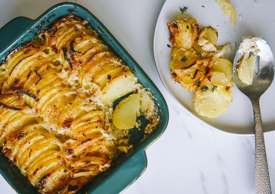 Gourmet Scalloped Potatoes
 Scalloped Potatoes with Herbes de Provence