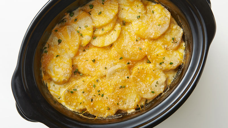 Gourmet Scalloped Potatoes
 Slow Cooker Cheesy Scalloped Potatoes Recipe Tablespoon