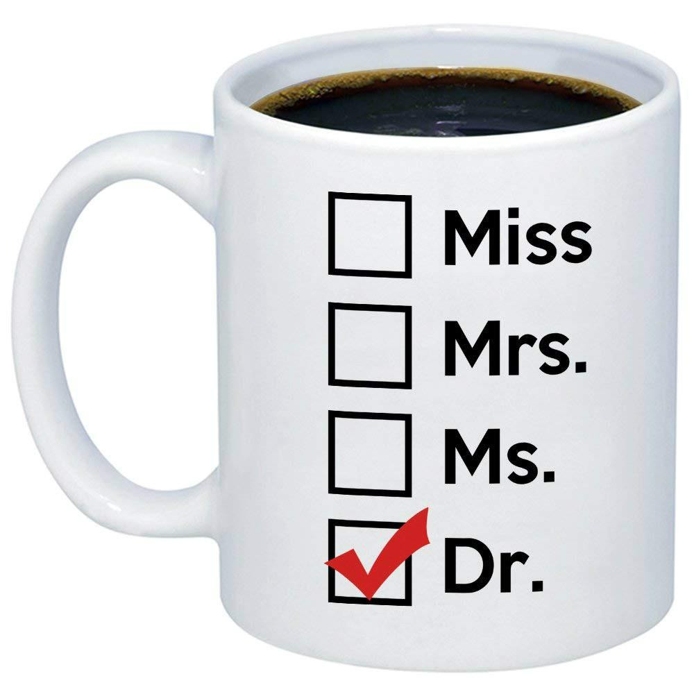 Graduation Gag Gift Ideas
 Graduation Gift Miss Mrs Ms Dr Coffee Mug Funny Unique