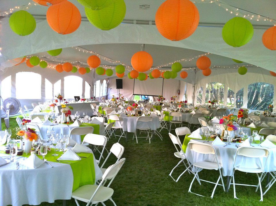 Graduation Garden Party Ideas
 Tent decor