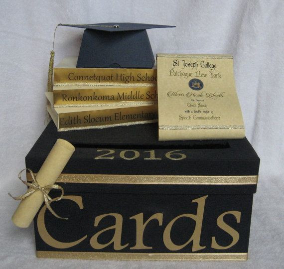 Graduation Gift Box Ideas
 Graduation Card Party Box 2016 Graduation by