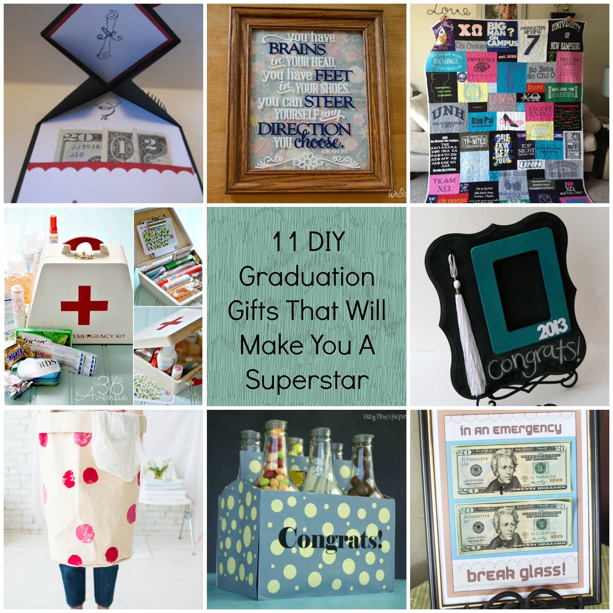 Graduation Gift Card Ideas
 11 DIY Graduation Gifts That Will Make You A Superstar
