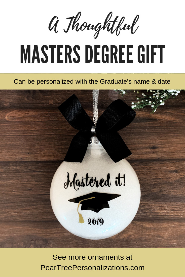 Graduation Gift Ideas For Him Master'S Degree
 Masters Degree Graduation Gift For Her Graduation
