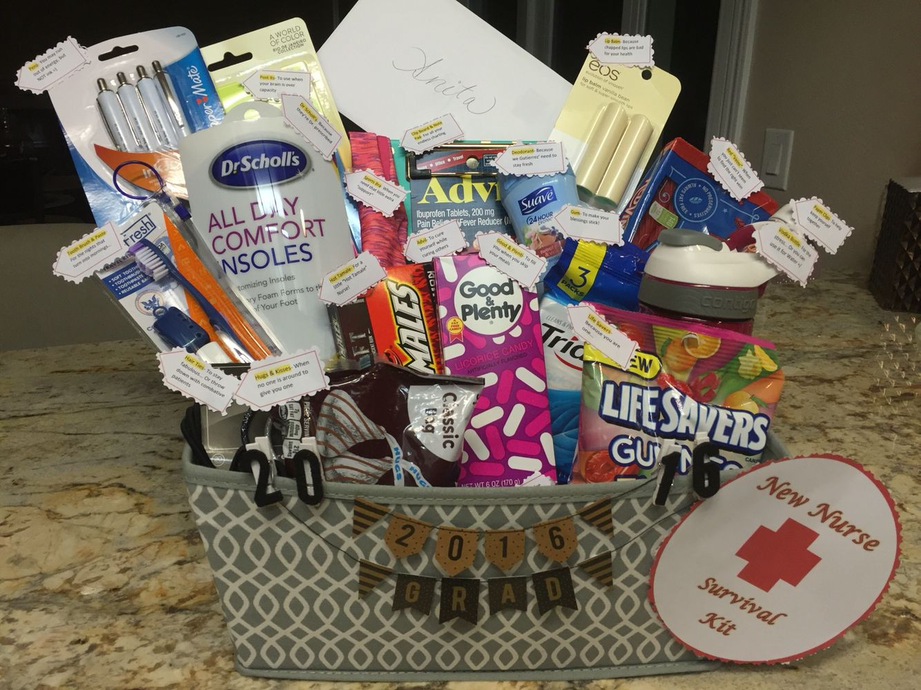 Graduation Gift Ideas For Nursing Students
 Nursing School Survival Kit …