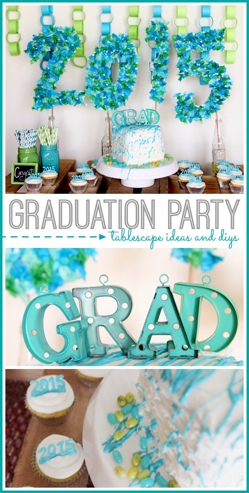 Graduation Party Activity Ideas
 Graduation Party Tablescape Sugar Bee Crafts