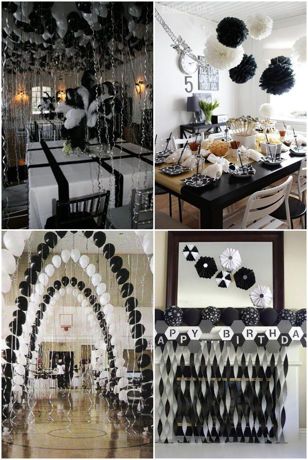 Graduation Party Decoration Ideas For Guys
 Black And White Graduation Party Ideas