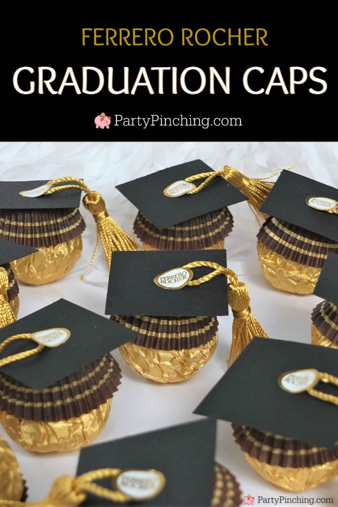 Graduation Party Favor Ideas To Make
 Ferrero Rocher Graduation Caps 2020 Graduation Decorations