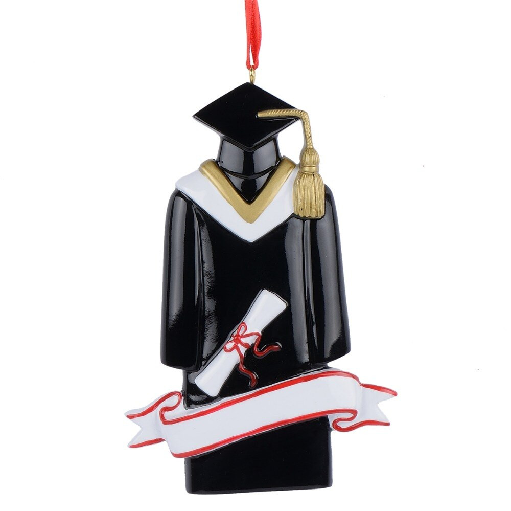 Graduation Party Keepsake Ideas
 Resin Glossy Graduate Personalized Christmas Ornaments