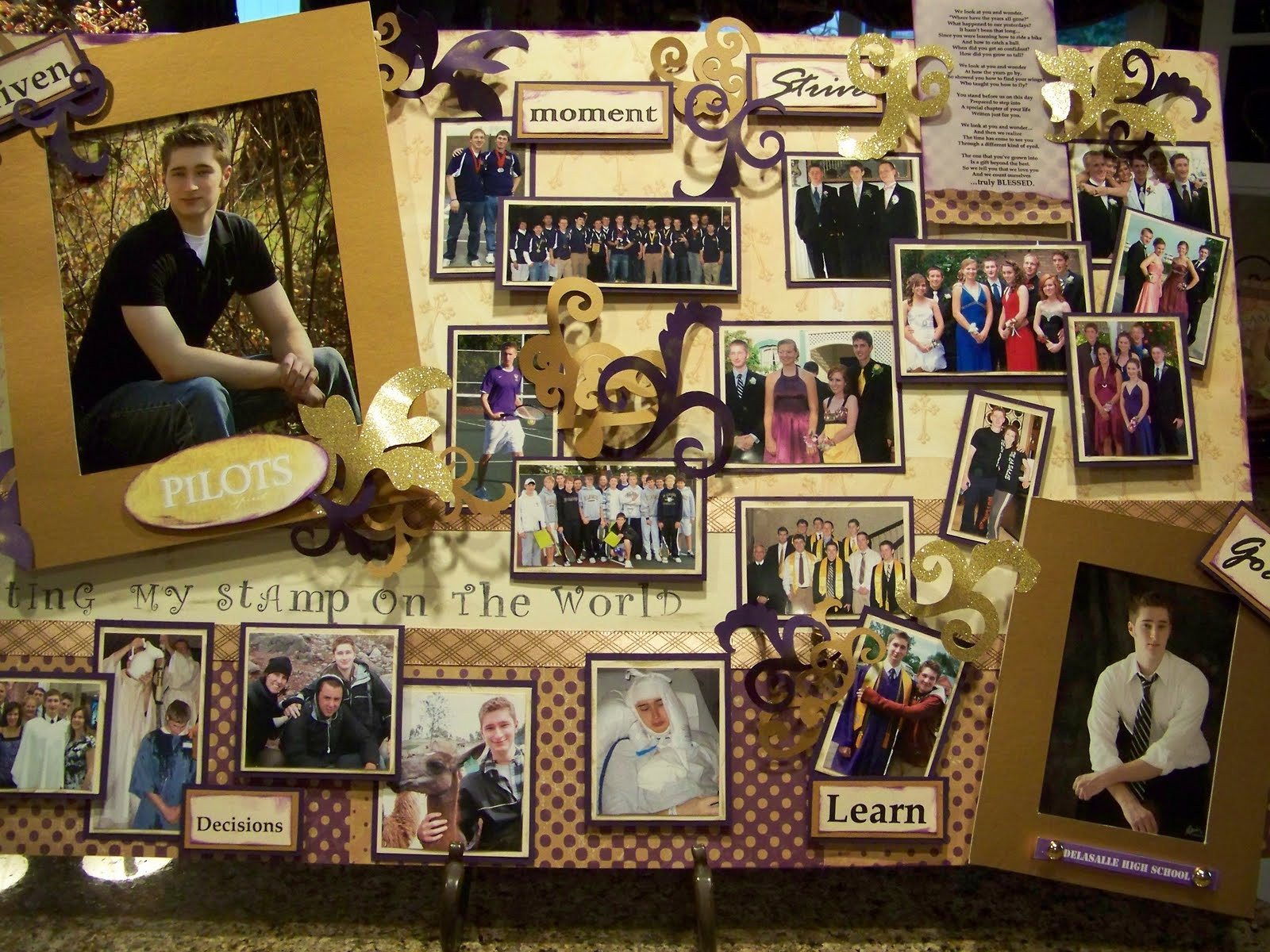 Graduation Party Picture Display Ideas
 Creations from my heart Learn to Make a Graduation Board