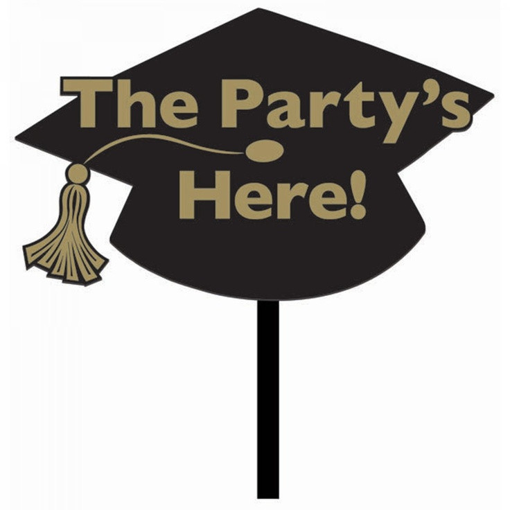 Graduation Party Signing Ideas
 Black and gold graduation party sign