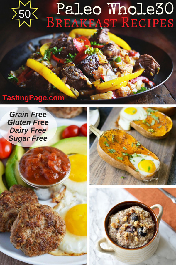 Grain Free Breakfast Recipes
 50 Paleo Whole30 Breakfast Recipes Gluten Free Grain