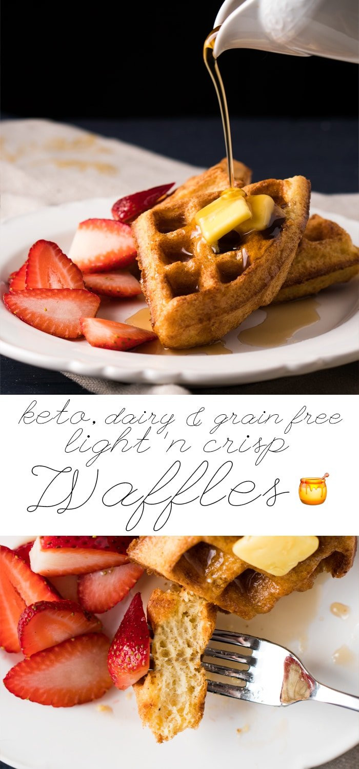 Grain Free Waffles
 Grain Free & Keto Waffles 🥞 Light Fluffy & ly 1g net carb