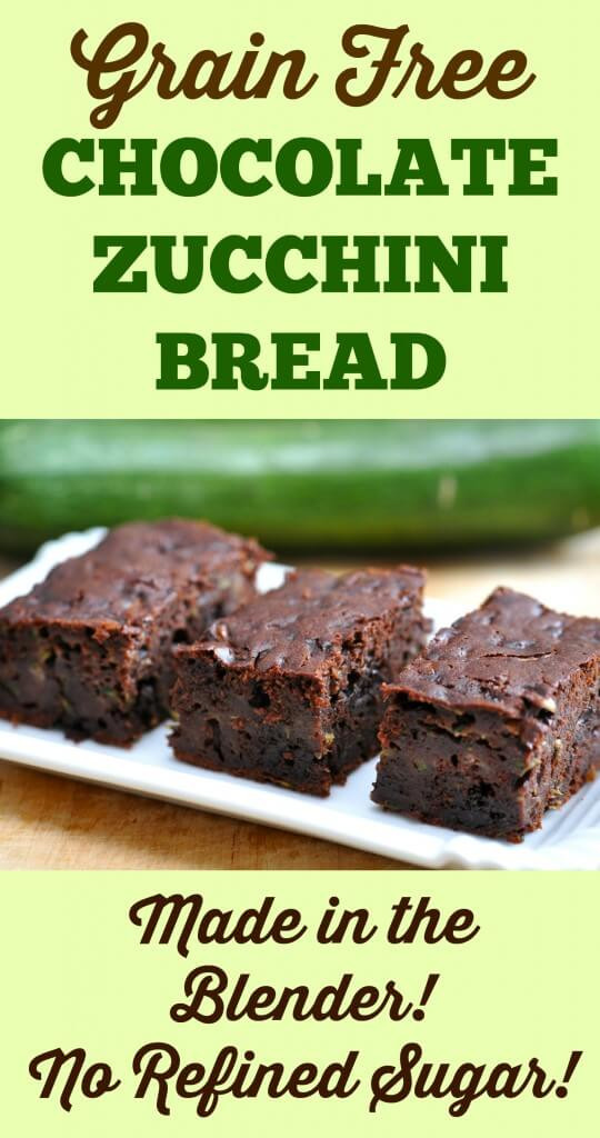 Grain Free Zucchini Bread
 Grain Free Chocolate Zucchini Bread Paleo Gluten Free