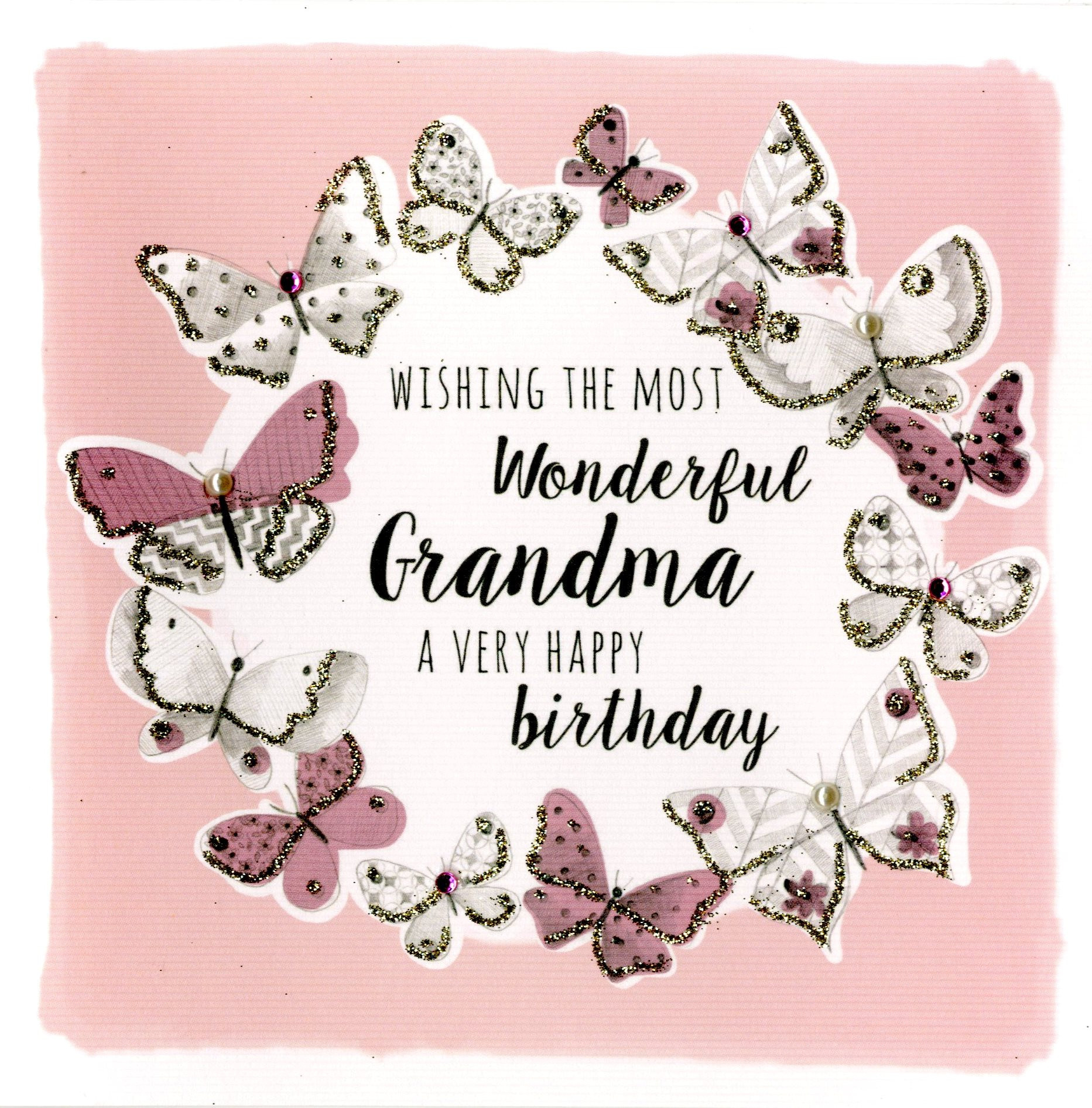 Grandma Birthday Card
 Wonderfu Grandma Birthday Greeting Card