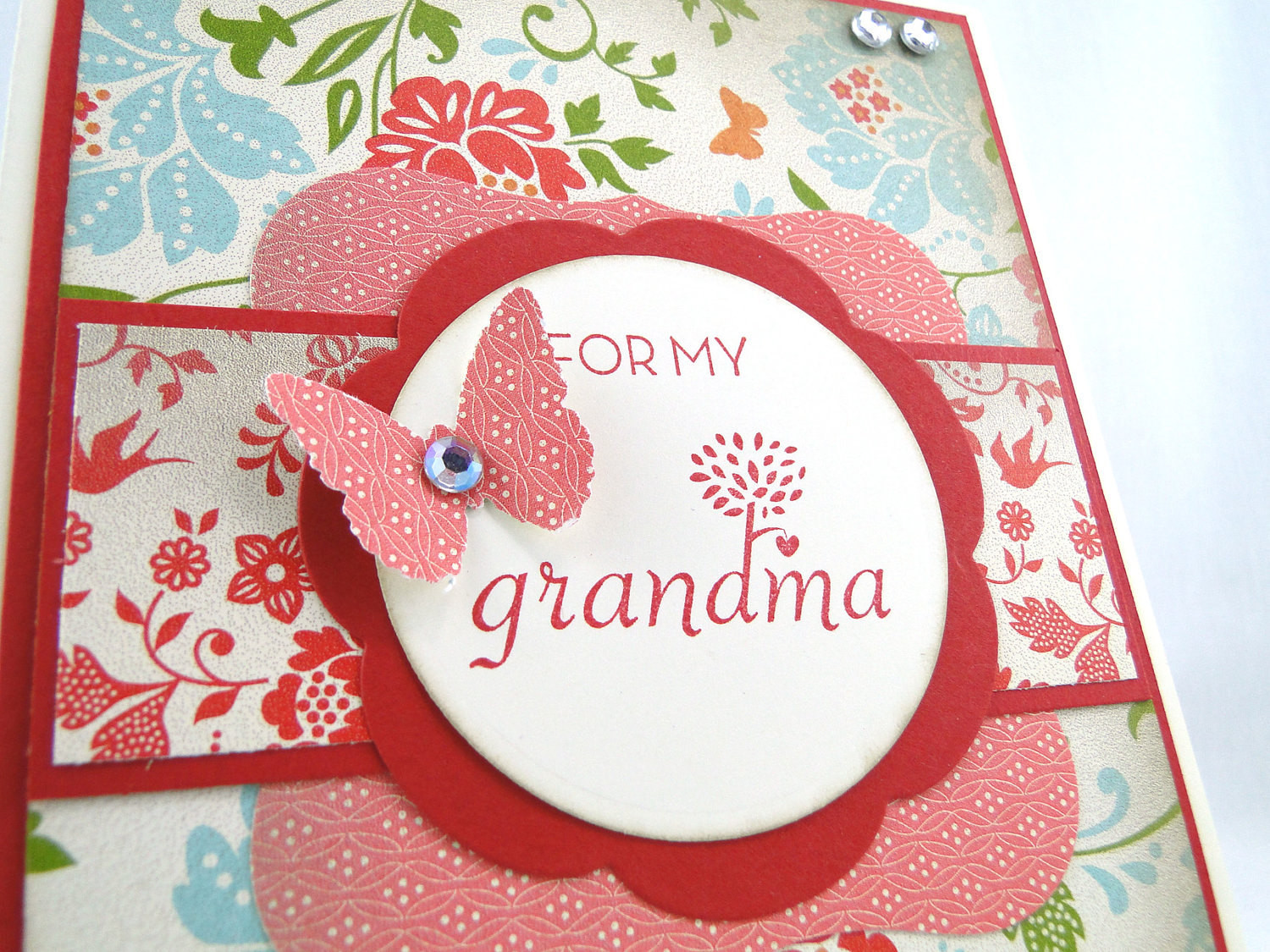 Grandma Birthday Card
 Grandmother Grandma birthday greeting card