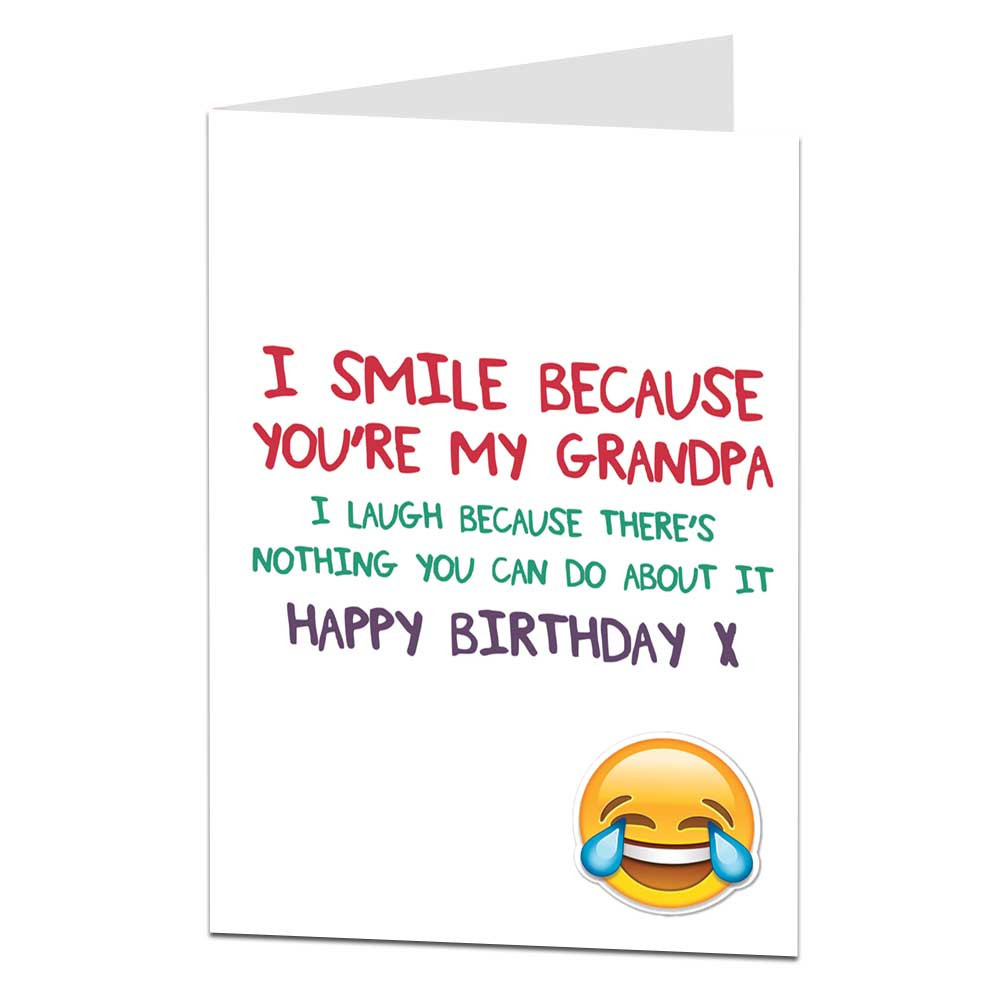 Grandpa Birthday Card
 Happy Birthday Card For Grandpa