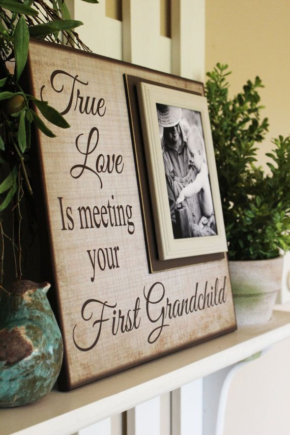 Grandpa Gift Ideas From Baby
 The 25 best New grandparent ts ideas on Pinterest