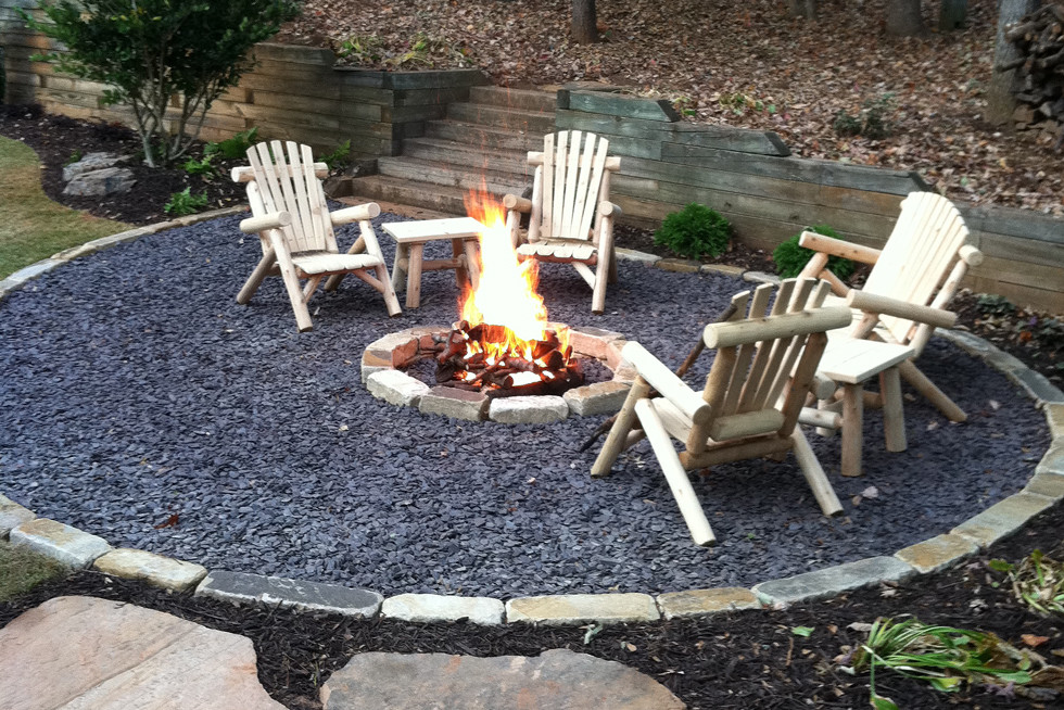 Gravel Patio With Fire Pit
 DIY Fire Pit Fire Pit Ideas