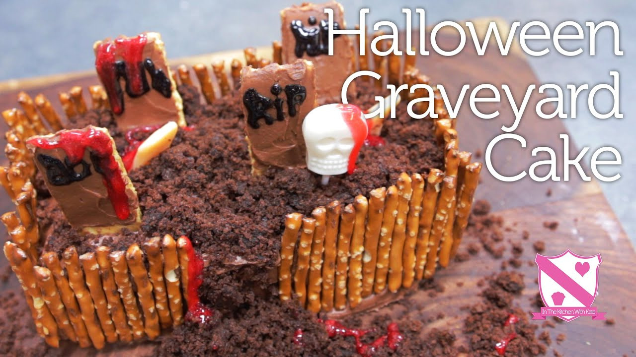 Graveyard Cakes Halloween
 Halloween Graveyard Cake In The Kitchen With Kate