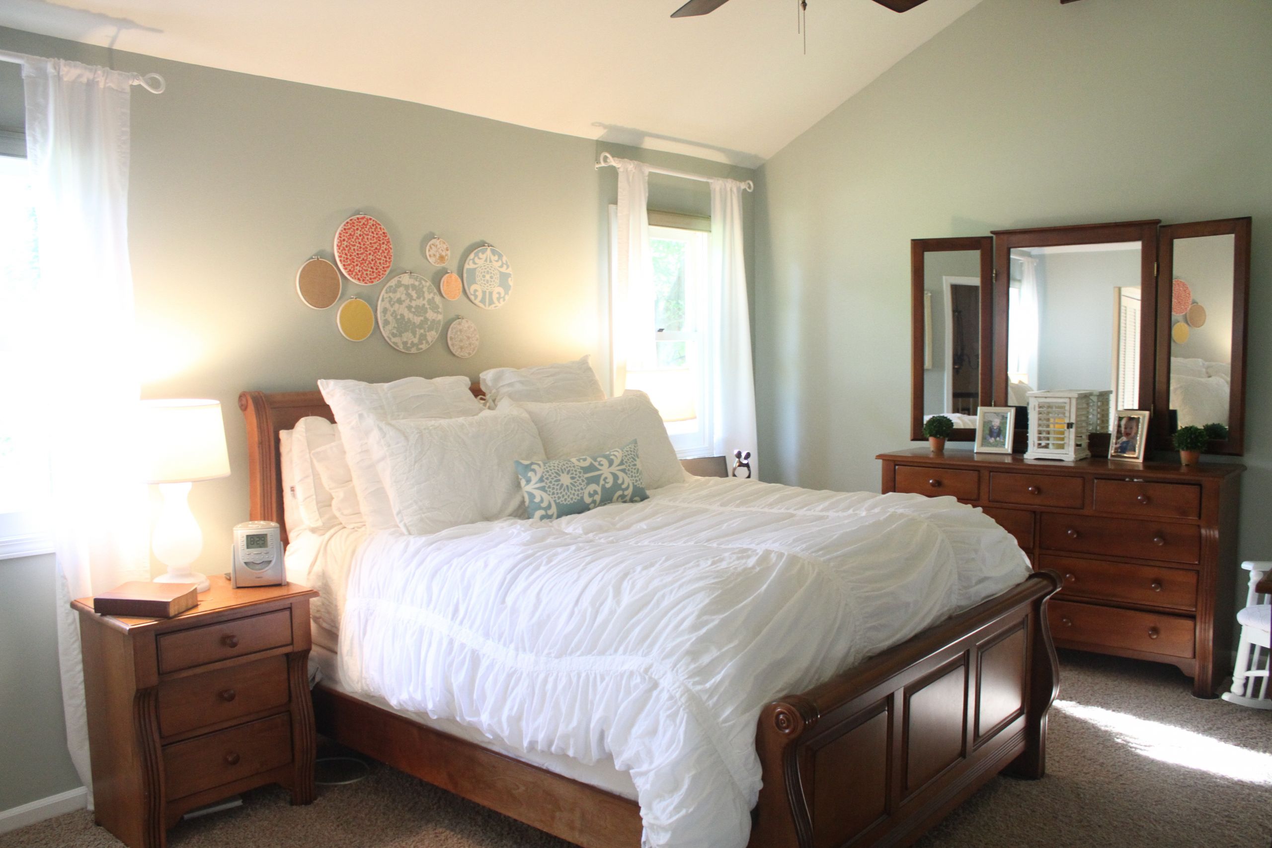 Gray Bedroom Paint
 Room Makeover with Sherwin Williams fort Gray