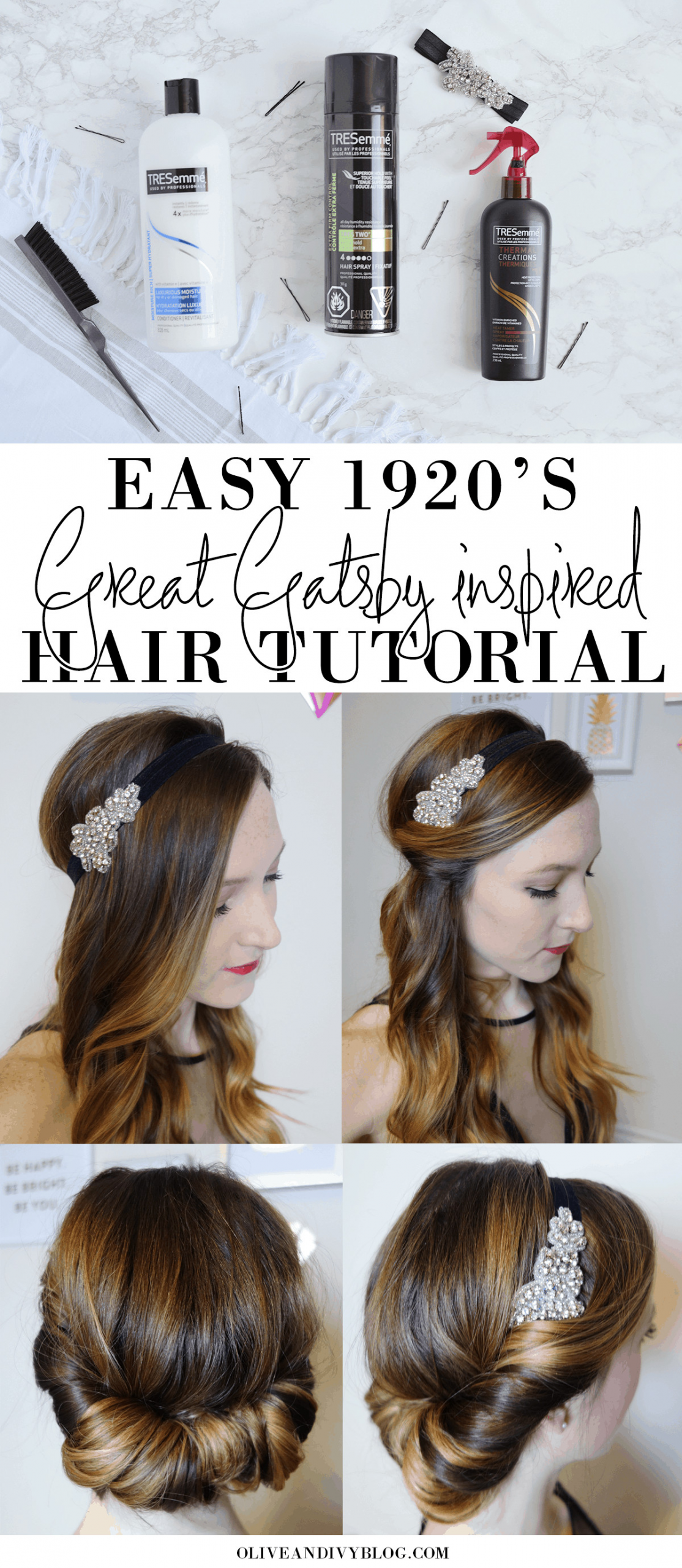 Great Gatsby Hairstyles For Long Hair
 Easy 1920 s Great Gatsby Hair Tutorial