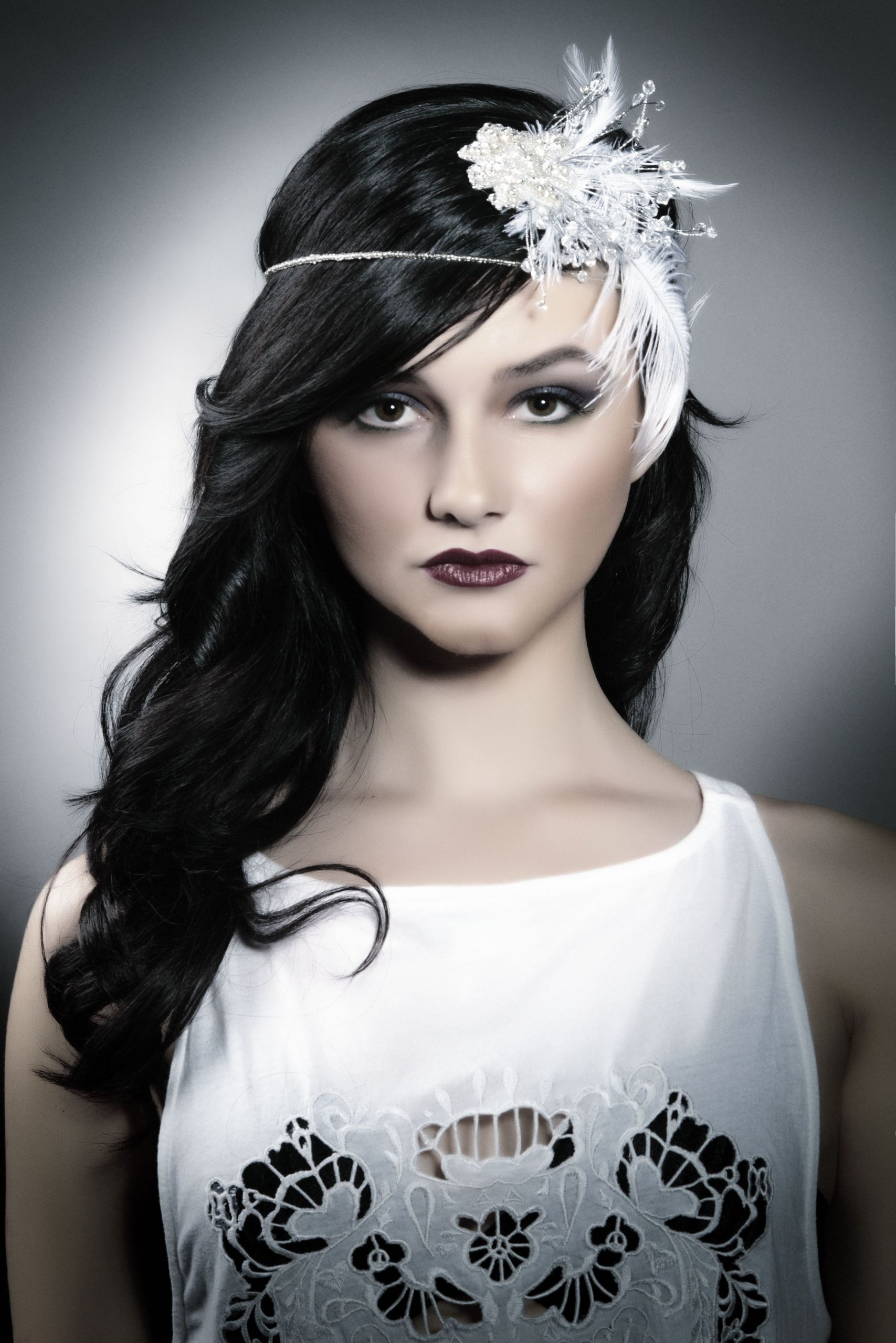 Great Gatsby Hairstyles For Long Hair
 Hair and Make up by Heather Young at John Roberts Spa