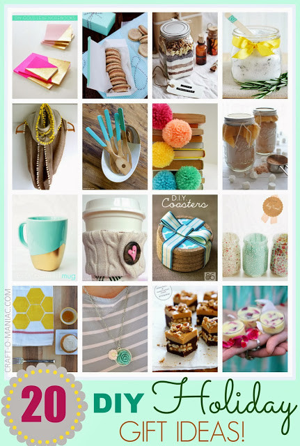 Great Holiday Gift Ideas
 Top 20 DIY Holiday Gift Ideas