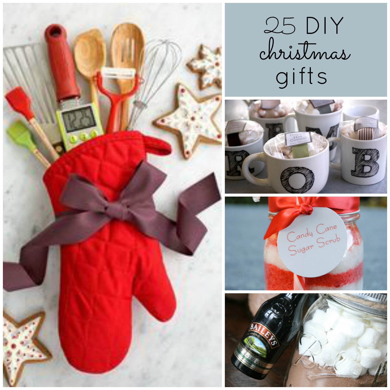 Great Holiday Gift Ideas
 The Upstairs Crafter Good Ideas 25 DIY Christmas Gifts