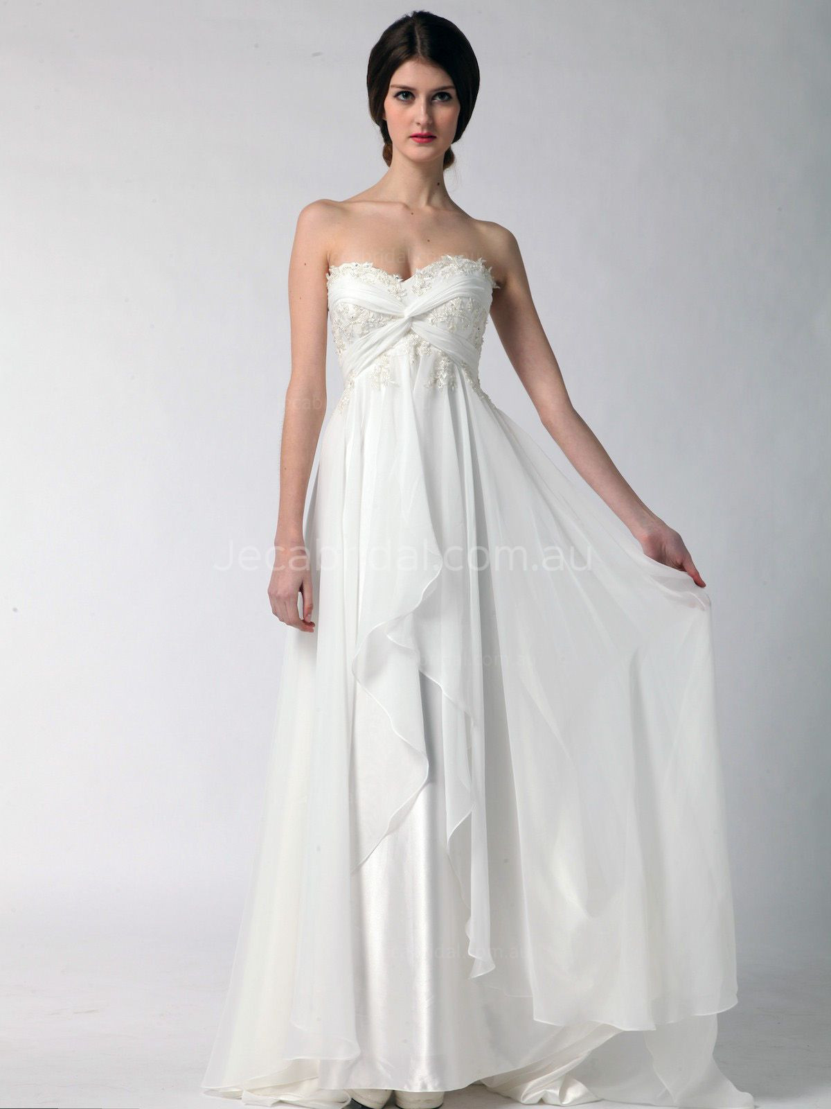 Grecian Wedding Dress
 Grecian Goddess Wedding Dress Stacey