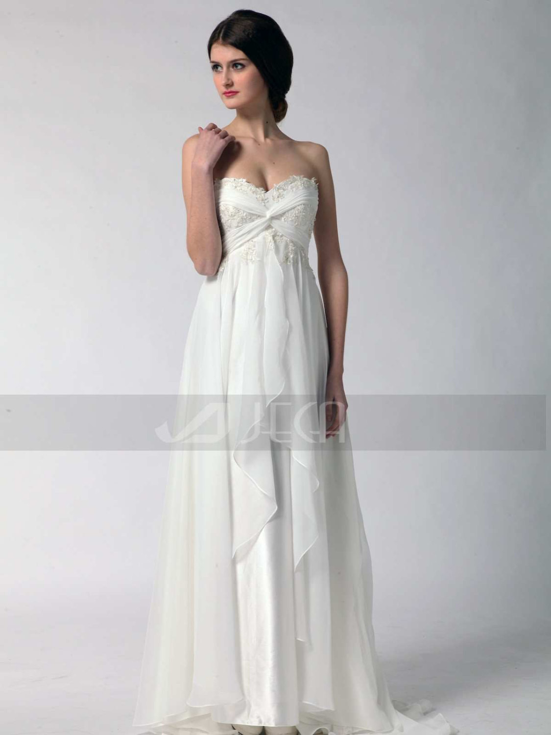 Grecian Wedding Dress
 Grecian Wedding Dress Beach Causal Wedding Dress By