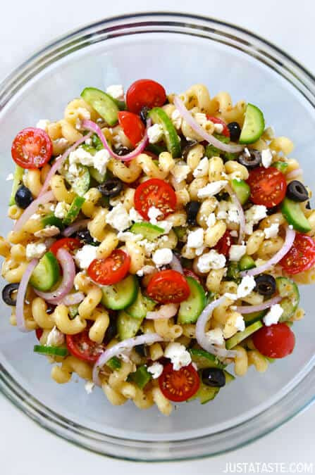 Greek Pasta Salad Recipes
 Just a Taste
