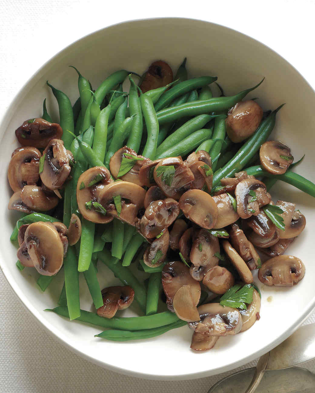 Green Bean And Mushroom Recipe
 Green Beans with Sauteed Mushrooms and Garlic Recipe