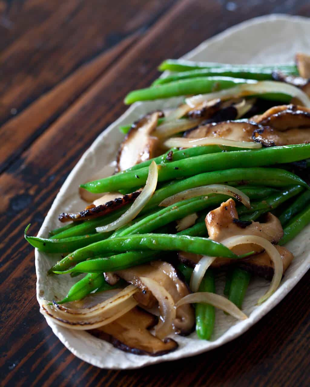 Green Bean And Mushroom Recipe
 Green Bean and Shiitake Mushroom Stir Fry Steamy Kitchen