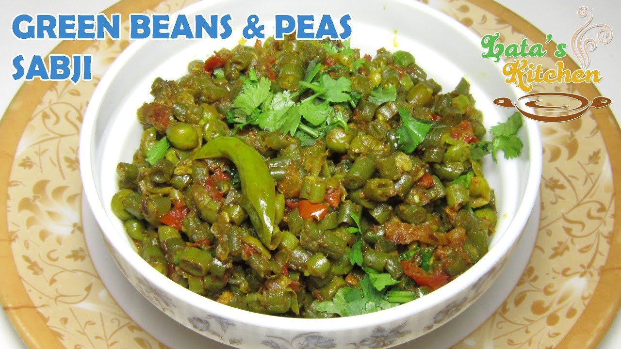 Green Bean Recipes Indian
 Green Beans & Peas Subzi Recipe Indian Ve arian Recipe