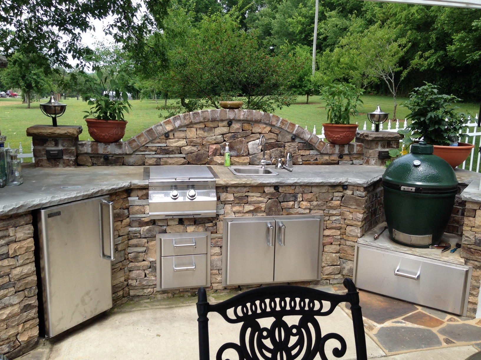 Green Egg Outdoor Kitchen
 Fine’s Gas Blog