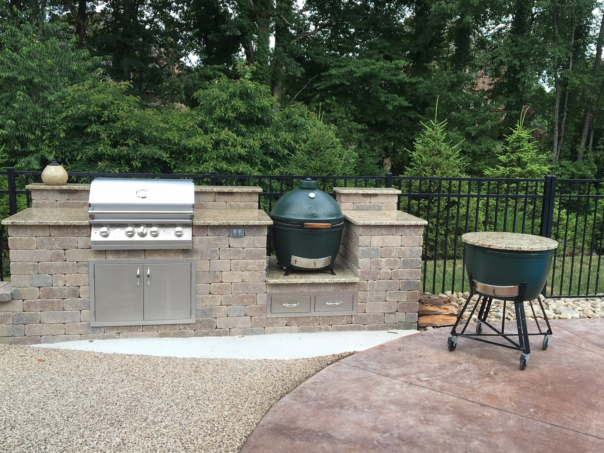 Green Egg Outdoor Kitchen
 Outdoor Kitchen Island — Big Green Egg EGGhead Forum