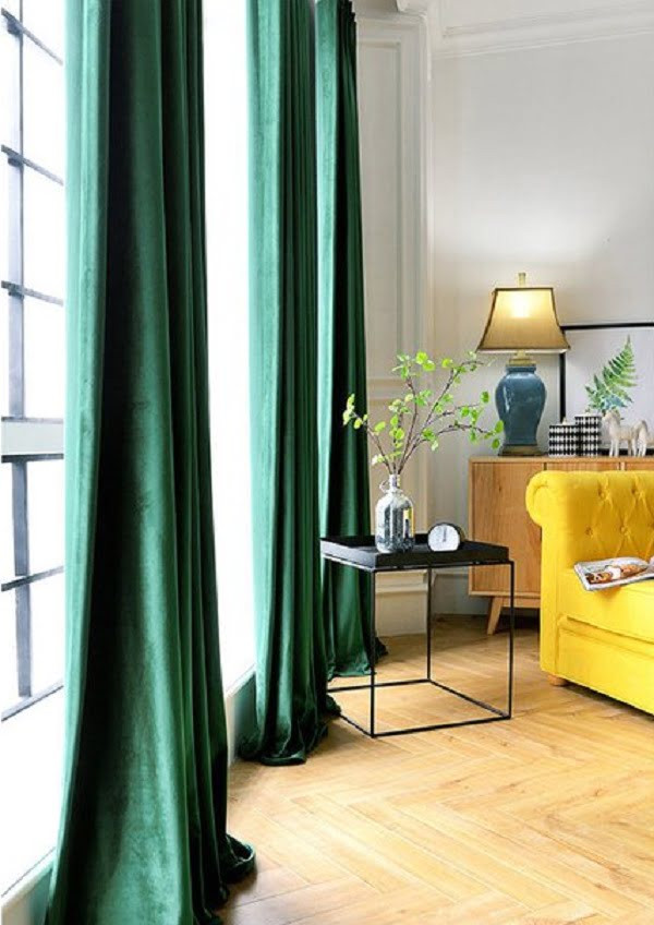 Green Living Room Curtains
 20 Best Modern Living Room Curtain Ideas
