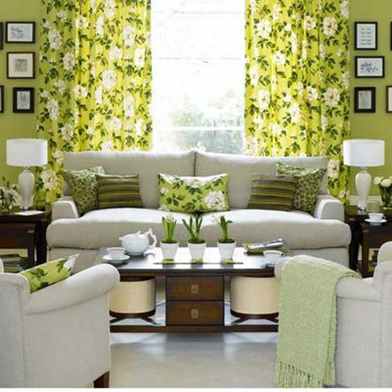 Green Living Room Decor
 Decorating With Green and Brown Cool and Hip – Sheri