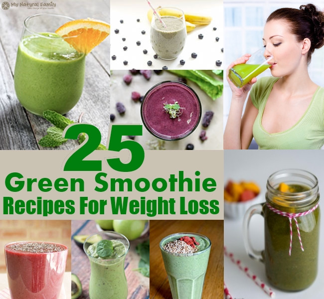 Green Smoothie Recipes For Weight Loss
 25 Healthy And Delicious Green Smoothie Recipes For Weight