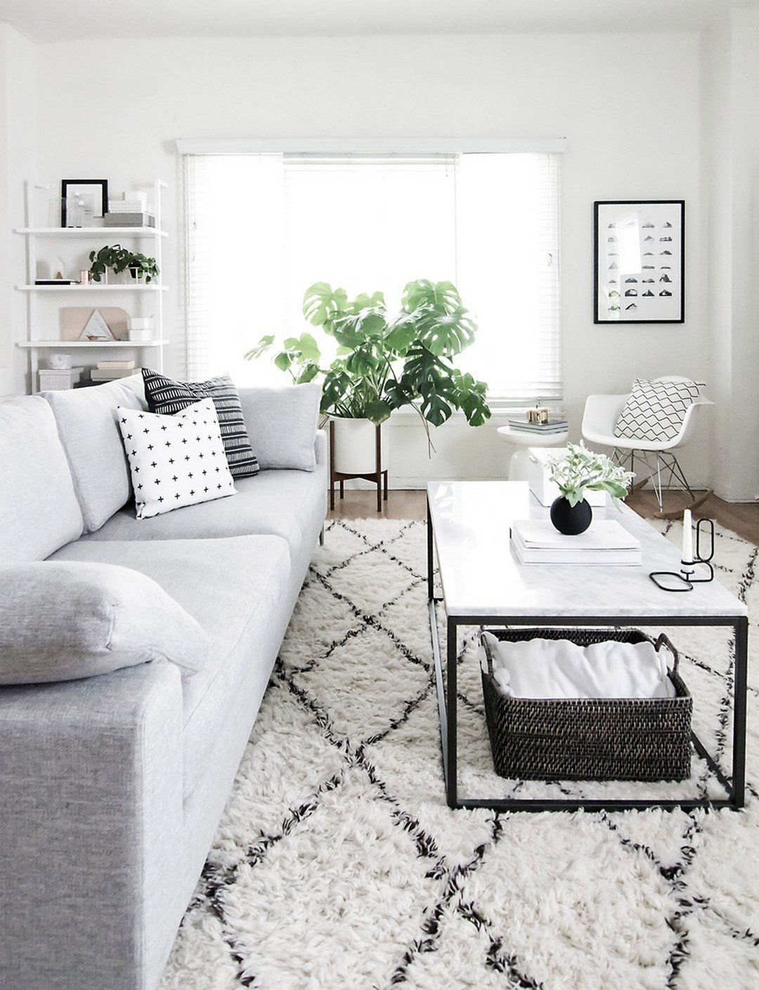 Grey Living Room Rug
 99 Beautiful White and Grey Living Room Interior