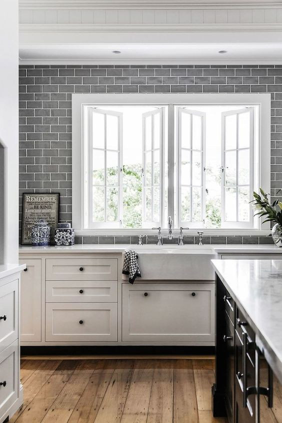 Grey Subway Tile Kitchen
 35 Ways To Use Subway Tiles In The Kitchen DigsDigs