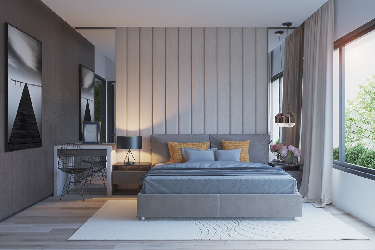 Grey Wall Bedroom Ideas
 42 Gorgeous Grey Bedrooms