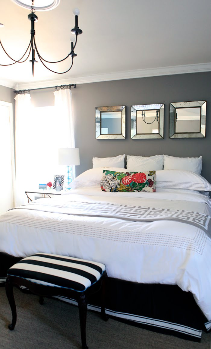Grey Wall Bedroom Ideas
 design studio B more gray bedroom love
