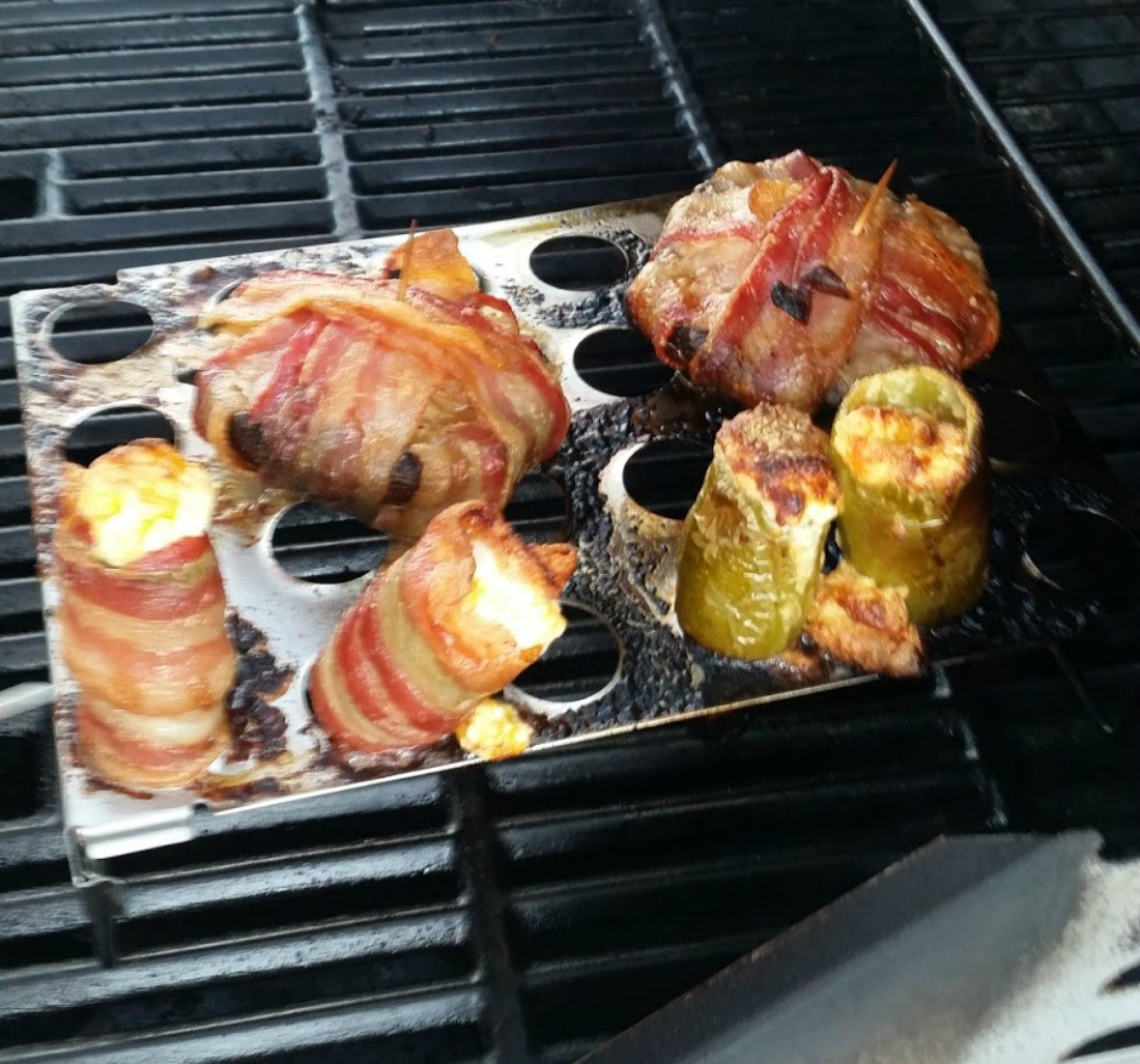 Grilled Bacon Wrapped Jalapeno Poppers
 Reviews Chews & How Tos Grilled Bacon Wrapped Jalapeno