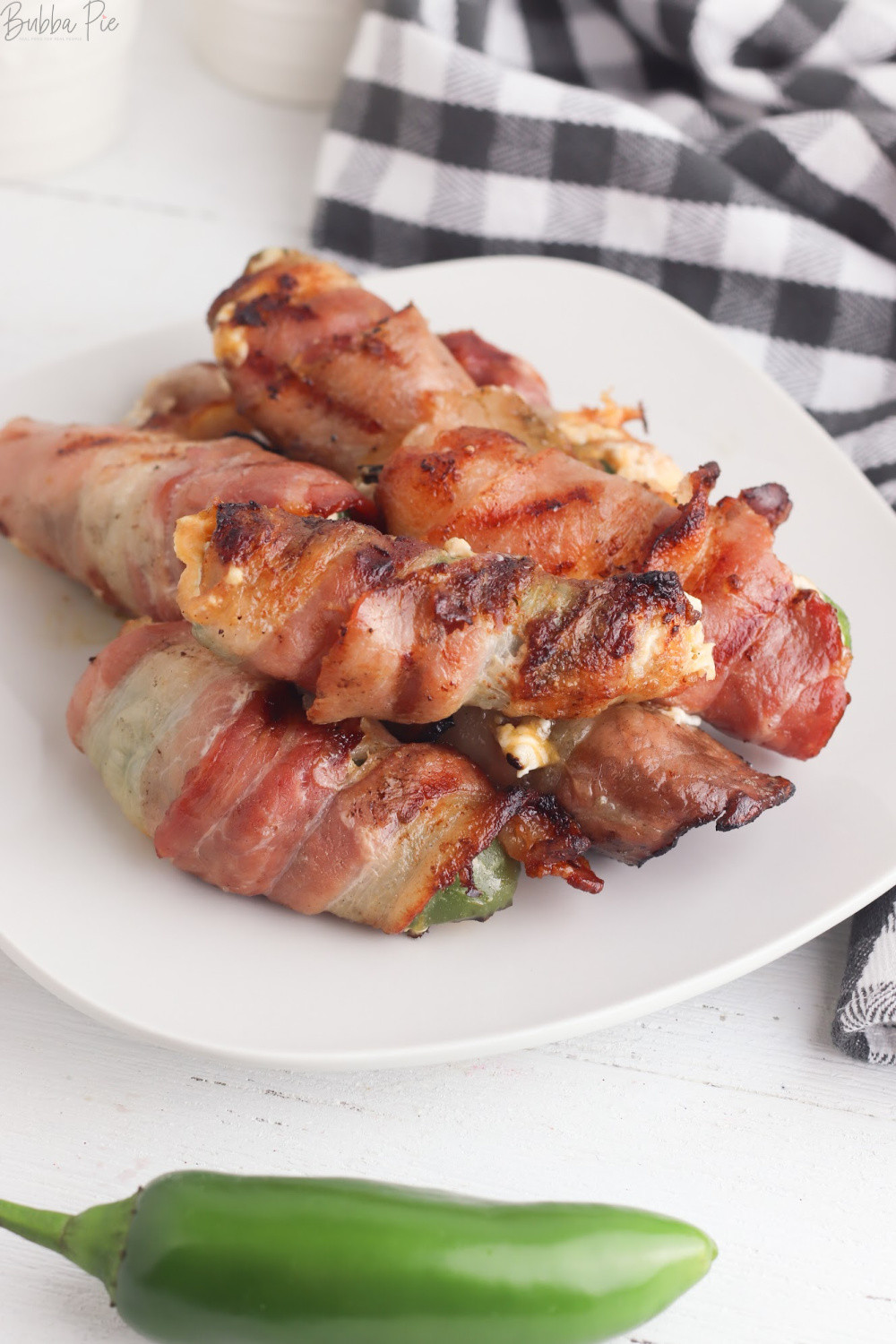 Grilled Bacon Wrapped Jalapeno Poppers
 Grilled Jalapeno Poppers BubbaPie