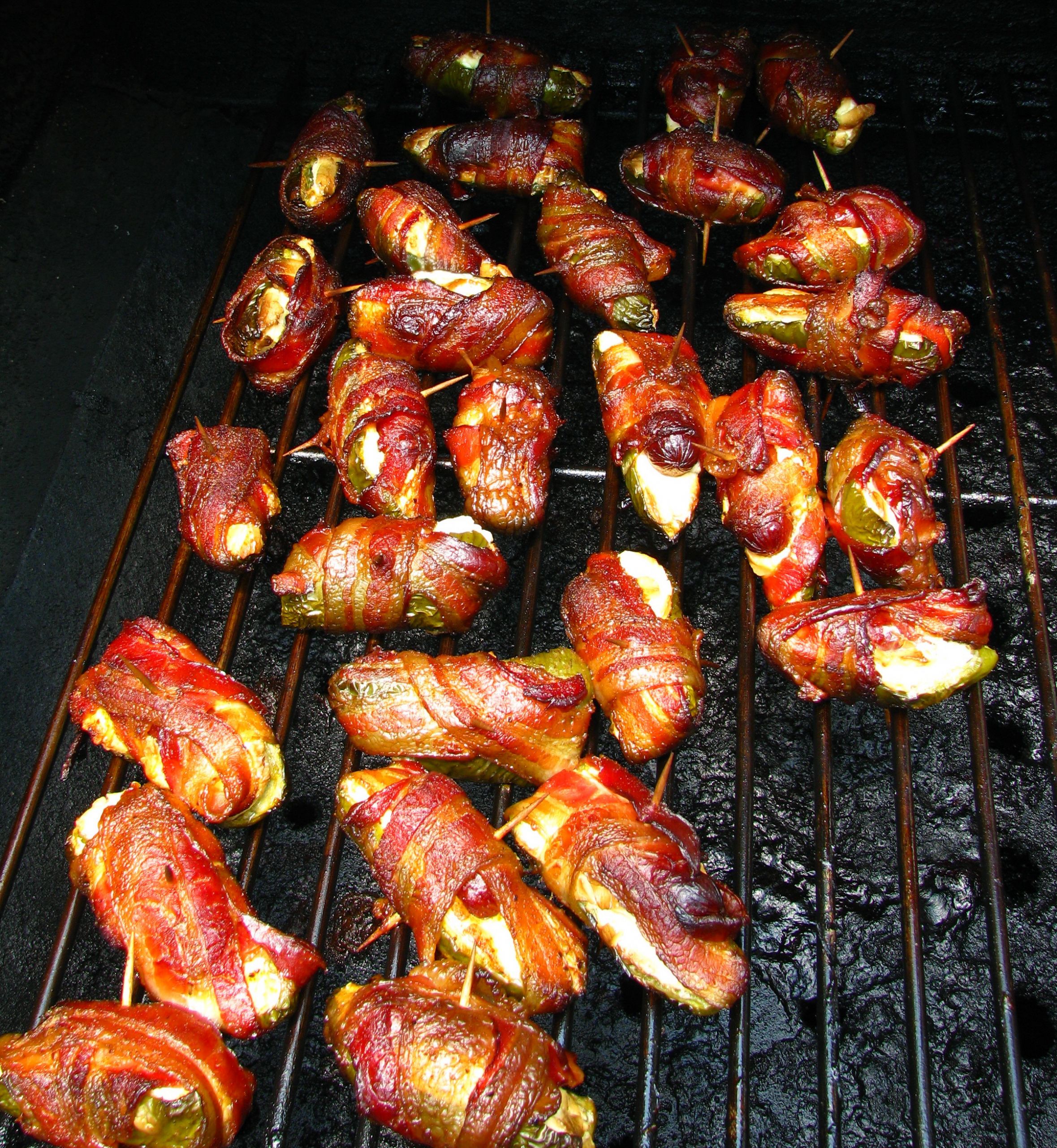 Grilled Bacon Wrapped Jalapeno Poppers
 Bacon Wrapped Stuffed Jalapeno Poppers