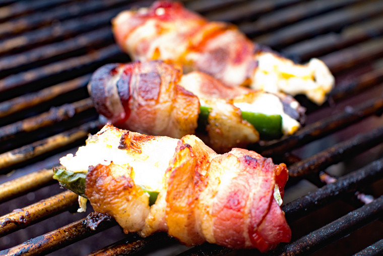 Grilled Bacon Wrapped Jalapeno Poppers
 Bacon Wrapped Jalapeno Poppers VIDEO Gimme Some Grilling